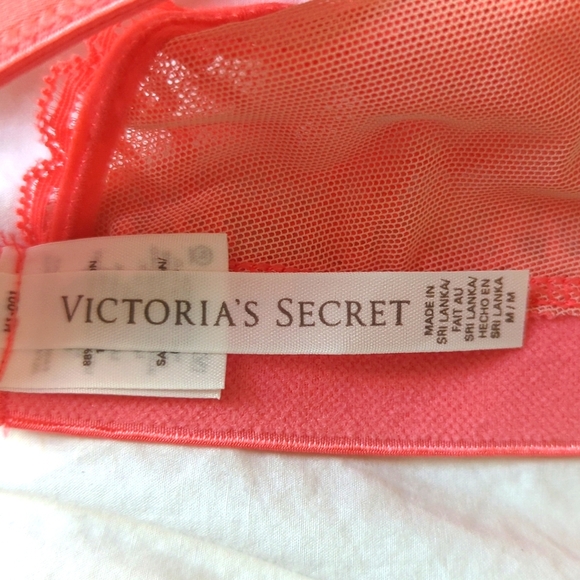Victoria Secret Coral Pink Cross back Bralette - Picture 5 of 5